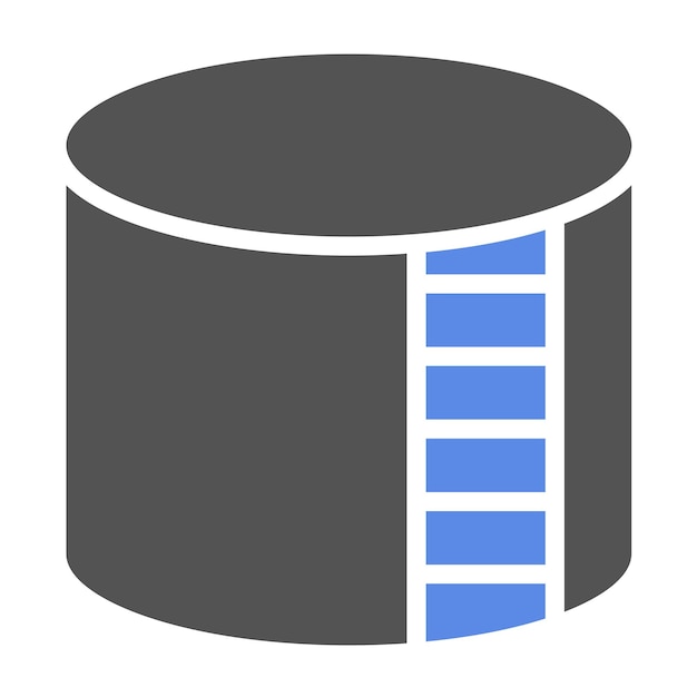 Estilo del icono del depósito de diseño vectorial