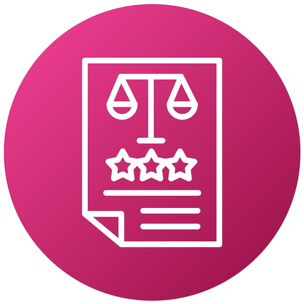 Estilo del icono de la derogación del diseño vectorial