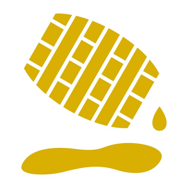 Estilo del icono del derrame de petróleo