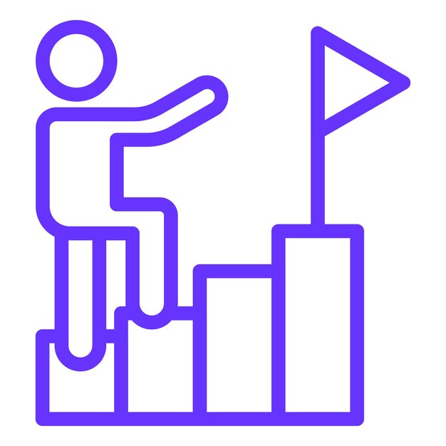 Estilo del icono del desafío de diseño vectorial