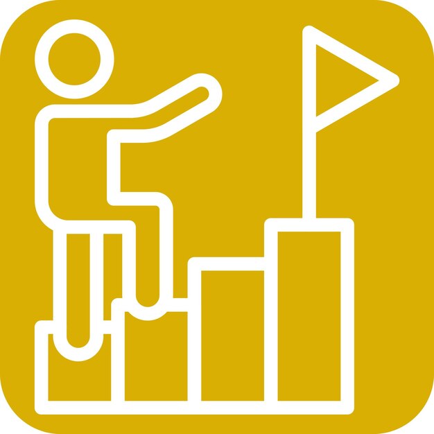 Estilo del icono del desafío de diseño vectorial