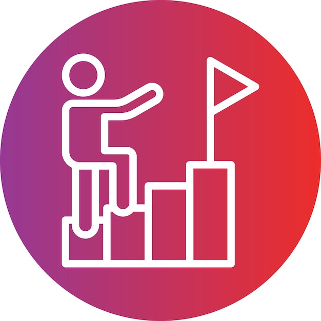 Estilo del icono del desafío de diseño vectorial