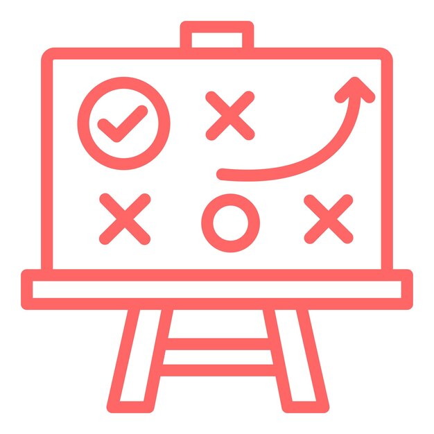 Estilo del icono del desafío de diseño vectorial