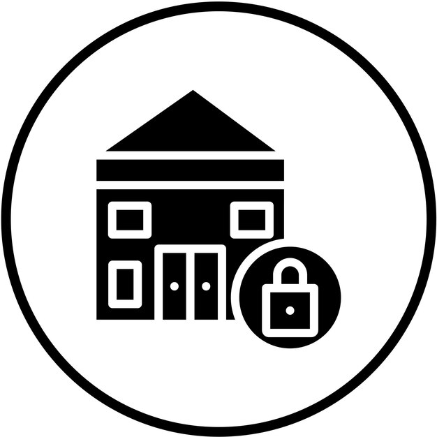 Estilo del icono de desalojo de diseño vectorial