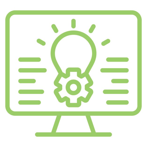 Estilo de icono de desarrollo de diseño vectorial