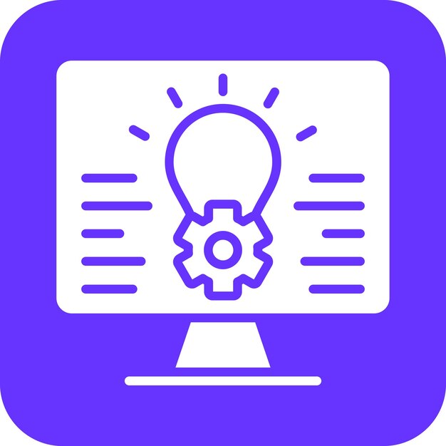 Estilo de icono de desarrollo de diseño vectorial