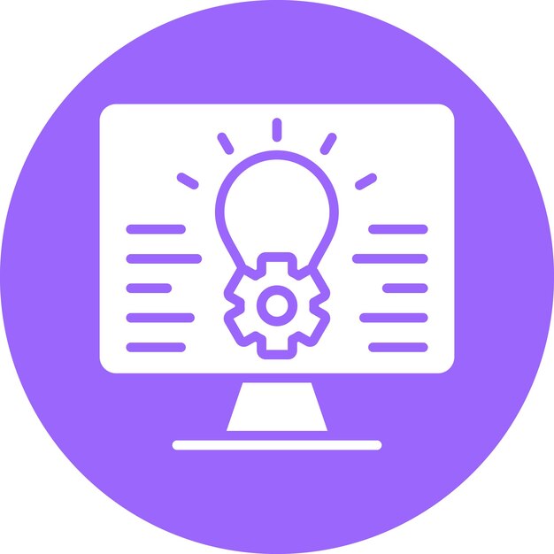 Estilo de icono de desarrollo de diseño vectorial