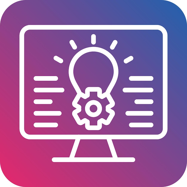 Estilo de icono de desarrollo de diseño vectorial