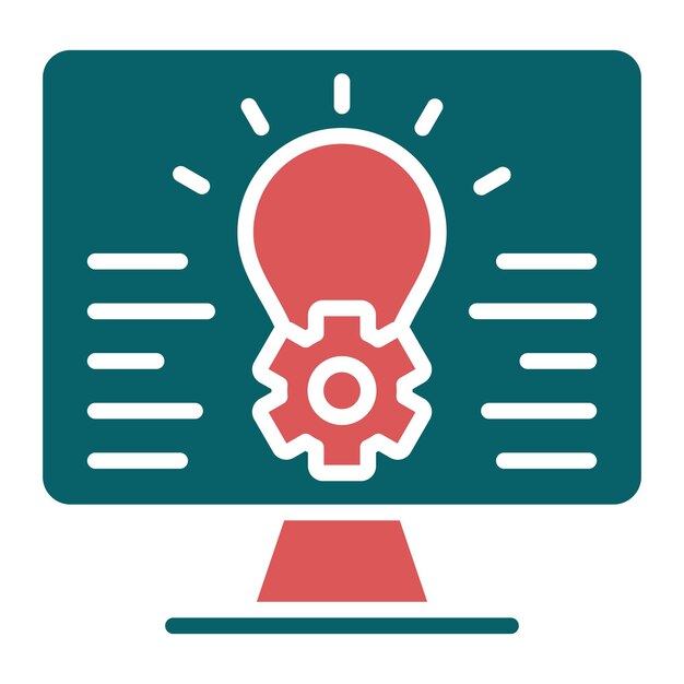 Estilo de icono de desarrollo de diseño vectorial
