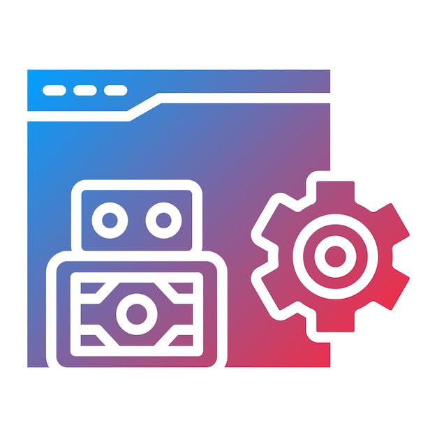 Estilo de icono de desarrollo de diseño vectorial
