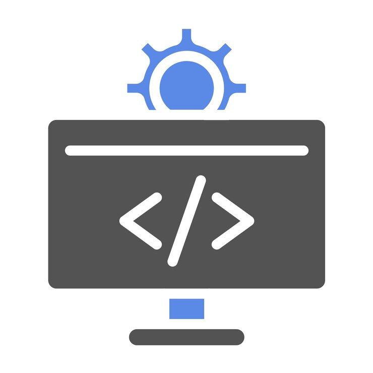 Vector estilo de icono de desarrollo de diseño vectorial