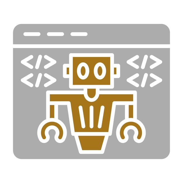 Estilo de icono de desarrollo de diseño vectorial