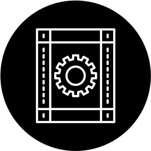 Estilo de icono de desarrollo de diseño vectorial