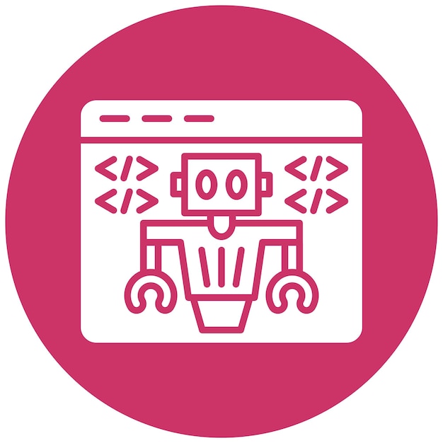 Estilo de icono de desarrollo de diseño vectorial