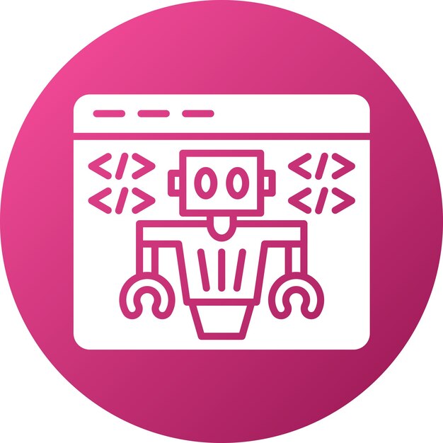 Estilo de icono de desarrollo de diseño vectorial