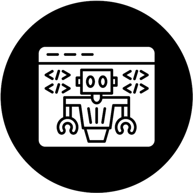 Estilo de icono de desarrollo de diseño vectorial