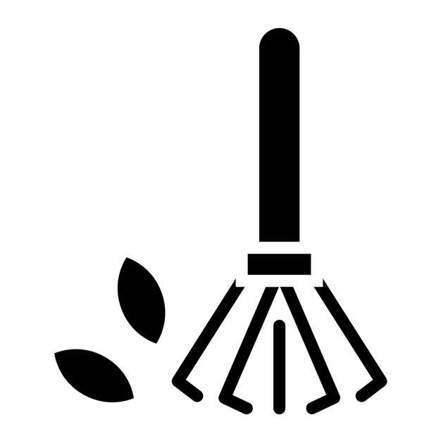 Estilo de icono de desecho de patio de diseño vectorial