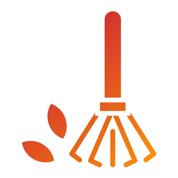 Estilo de icono de desecho de patio de diseño vectorial
