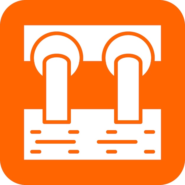 Estilo del icono de desechos tóxicos de diseño vectorial
