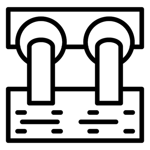 Estilo del icono de desechos tóxicos de diseño vectorial