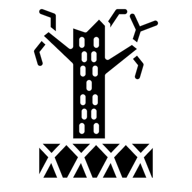 Estilo del icono de la desertificación