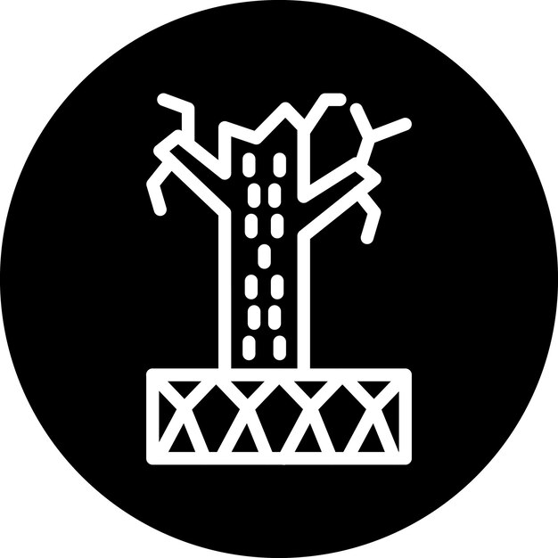 Estilo del icono de la desertificación