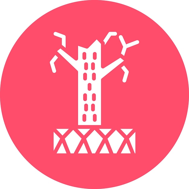 Estilo del icono de la desertificación