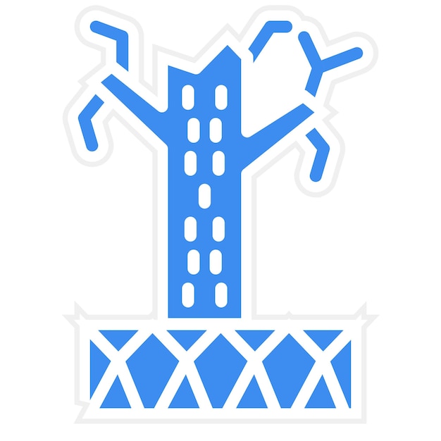 Estilo del icono de la desertificación