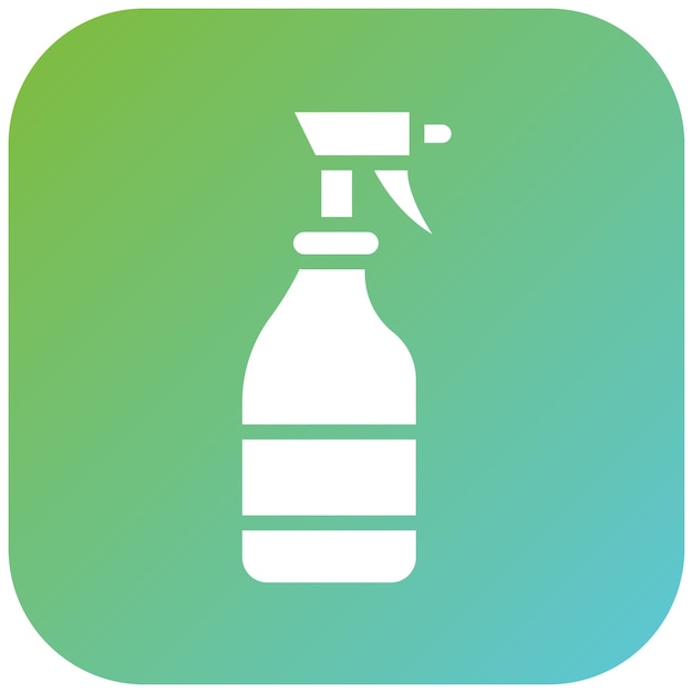 Estilo de icono de desinfectante de diseño vectorial