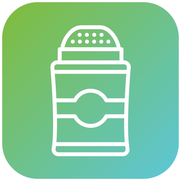 Estilo del icono del desodorante de diseño vectorial