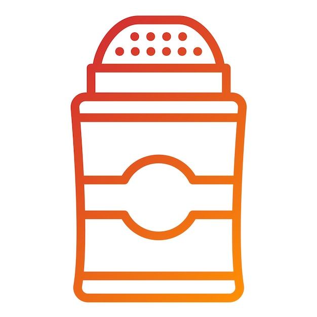 Estilo del icono del desodorante de diseño vectorial