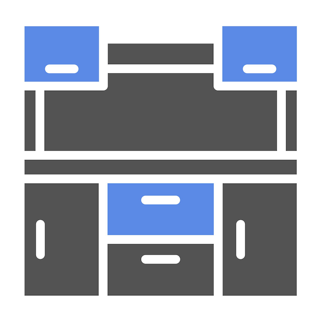 Estilo del icono de la despensa de diseño vectorial
