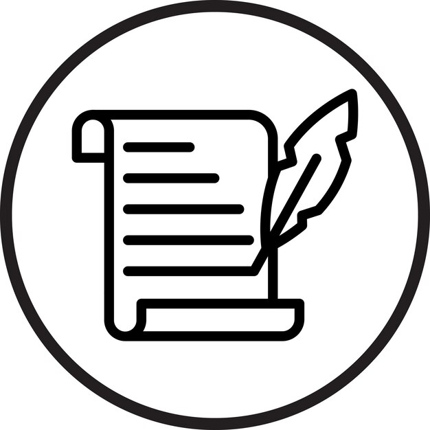 Estilo del icono de desplazamiento de diseño vectorial