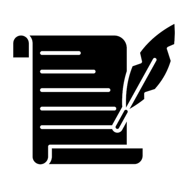 Estilo del icono de desplazamiento de diseño vectorial