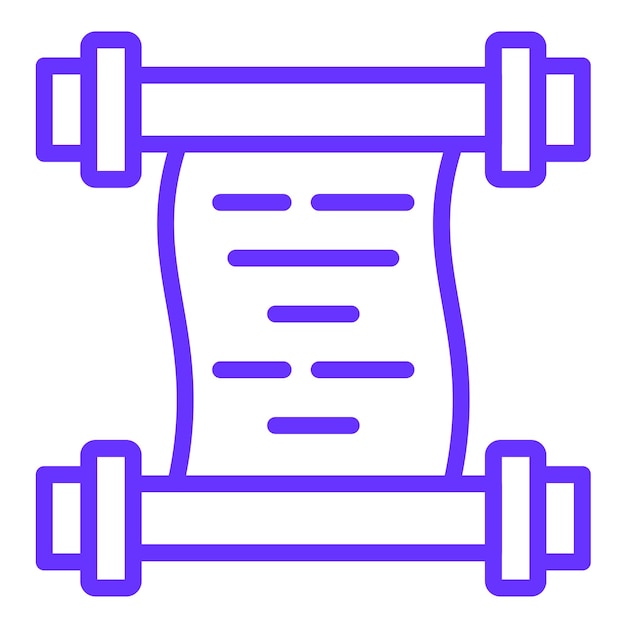 Estilo del icono de desplazamiento de diseño vectorial