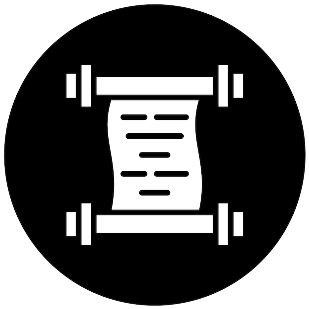 Estilo del icono de desplazamiento de diseño vectorial