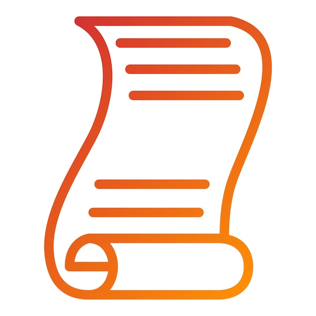 Estilo de icono de desplazamiento de diseño vectorial
