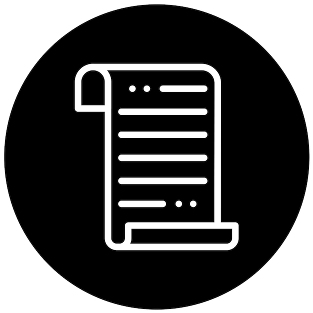 Estilo del icono de desplazamiento de diseño vectorial