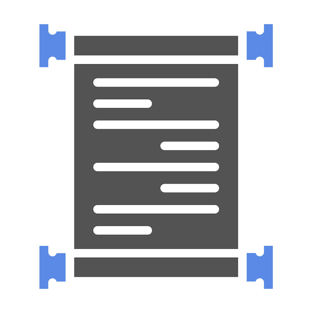 Estilo del icono de desplazamiento de diseño vectorial