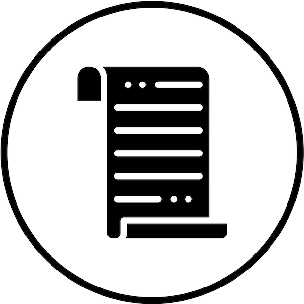 Estilo del icono de desplazamiento de diseño vectorial