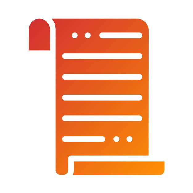 Estilo del icono de desplazamiento de diseño vectorial