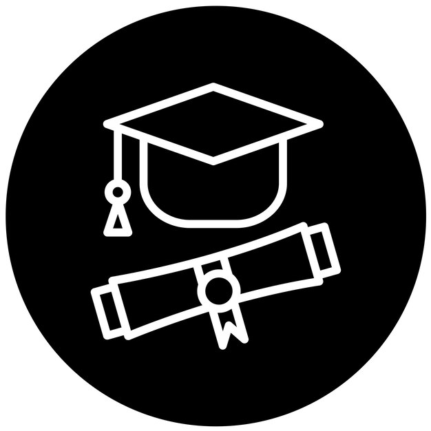 Estilo del icono de desplazamiento de graduación de diseño vectorial