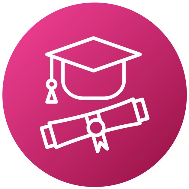 Estilo del icono de desplazamiento de graduación de diseño vectorial