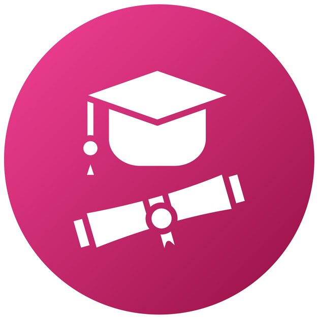 Vector estilo del icono de desplazamiento de graduación de diseño vectorial