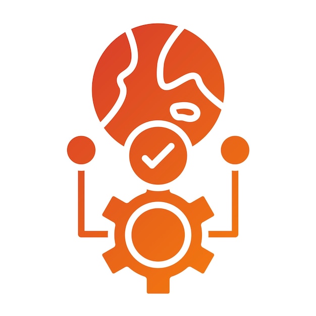 Estilo del icono de despliegue de diseño vectorial
