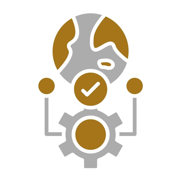 Estilo del icono de despliegue de diseño vectorial