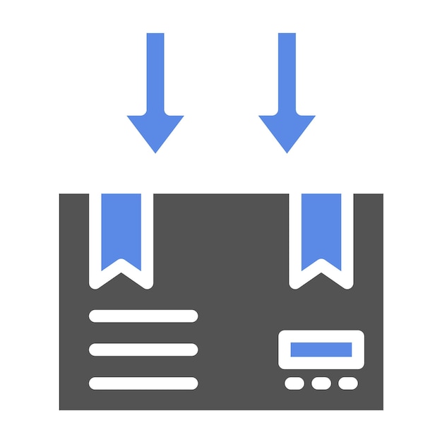 Estilo del icono del destinatario del diseño vectorial