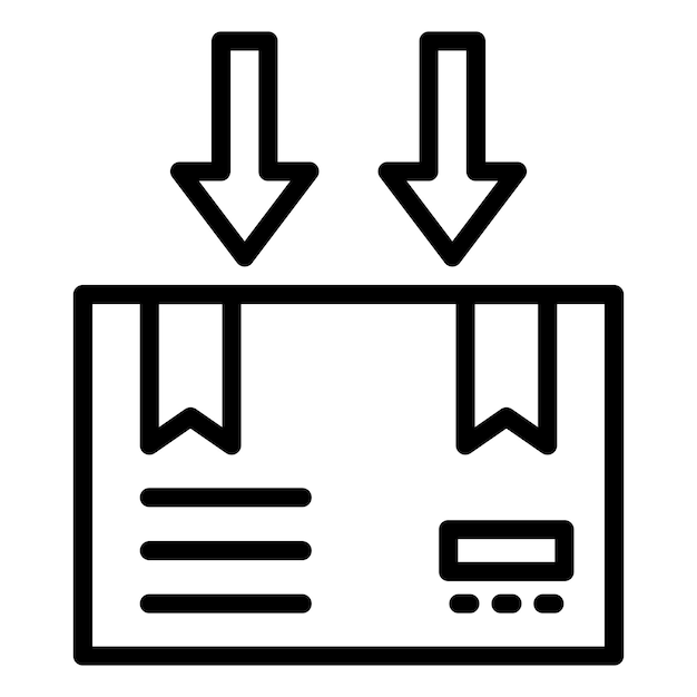 Estilo del icono del destinatario del diseño vectorial
