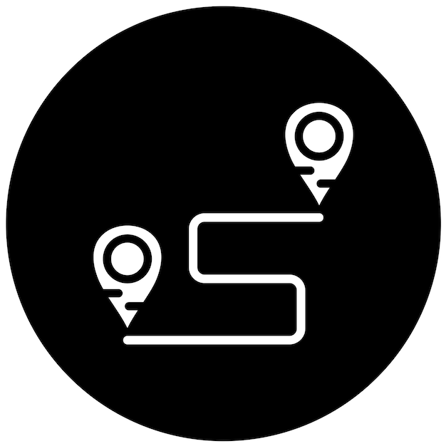 Estilo del icono de destino del diseño vectorial