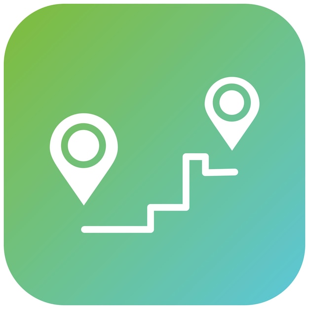 Estilo del icono de destino del diseño vectorial